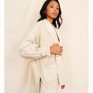 Free People Jordan Jacket size M washed muslin